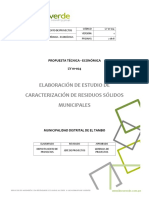 Propuesta Caracterizacion El Tambo