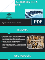 Ciencias Auxiliares de La Archivistica