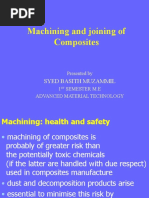 Machining and Joining of Composites: Syed Basith Muzammil