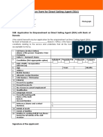 2 - DSA Application Form