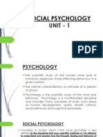 Social Psychology