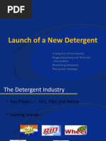 Launch of A New Detergent