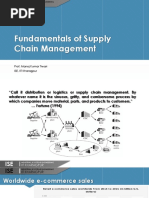 Fundamentals of SCM