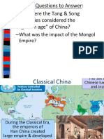 Post Classical China