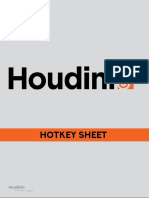 Houdini18.0 Hotkey Sheet