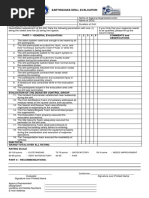 Ocd Earthquake Drill Evaluation Form