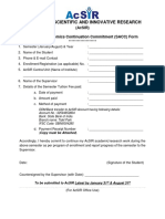 AcSIR-SACC Form PDF