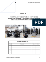 Grupo B Taller 01 Identificación, Regulación y Pruebas Operacionales de Componentes de Un Sistema Hidráulico