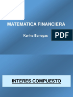 Interes Compuesto MATEMATICA FINANCIERA