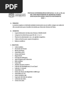 Protocolo Determinación de Metales Por Absorcion Atomica