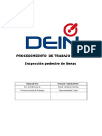 Procedimiento de Inspeccion Pedestre de Lineas