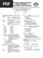 Soal Ulangan Akhir SMTR 1 2019-2020 Bahasa Inggris Kelas 8