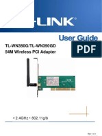 TL-WN350G/TL-WN350GD 54M Wireless PCI Adapter