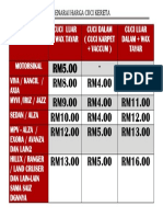 Harga Cuci Kereta New PDF