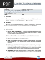 Práctica Ley Cero de La Termodinámica