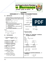 Seminario Algebra-Logaritmos