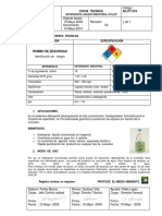 Ficha Tecnica Detergente Liquido Industrial PDF