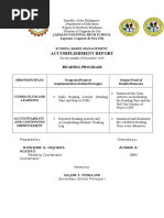 Accomplishment Report Reading Program December