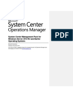 Windows Server Operating System Management Pack Guide