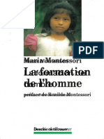 Montessori, M. - Montessori, R. - La Formation de Lâ homme-DesclÃ©e de Brouwer (1996) .FR - Es