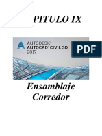 Civi 3d 2019 - Ensamblaje Corredor