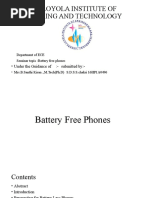 Battery Free Phones