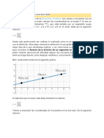 División de Un Segmento en Una Razon Dada