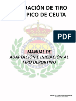 Manual de Adaptacion e Iniciacion Al Tiro Deportivo