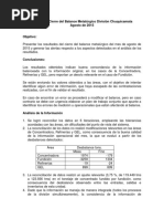 Informe de Cierre Del Balance Metalúrgico División Chuquicamata