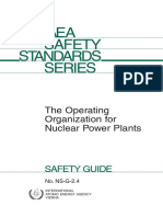 NS-G-2.4 - The Operating Organisation of NPPs PDF