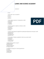 1st Phy CH 7 Mcqs