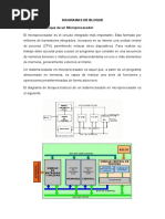 Diagrama de Bloque de Micropocesador