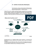 Case Study IV - Carillion Construction Bankruptcy