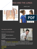 The Thorax and The Lungs: Group 11 FMP