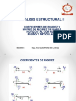 Matriz Rigidez Nudos Empotrado Articulado