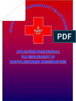 Empanellment With ECHS NABH-APPLICATION-HOSPITAL PDF