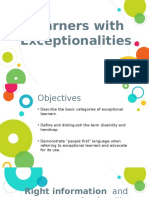 Learner With Exceptionalities