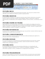 Herramientas de Word y Sus Funciones