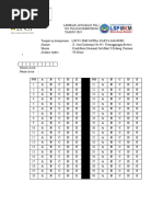 Lembar Jawab Soal Tertulis