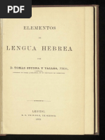 1891 Elementos de Lengua Hebrea PDF