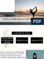 Yoga For Healthy Living