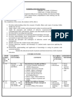 Course Plan BSC 1styr NF