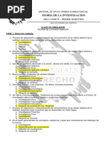 CLAVE SIMULADOR Teoria de La Investigacion 1 Parcial