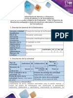 Fase 3 Guía de Actividades y Rúbrica de Evaluación - Fase 3 - Ejercicio de Simulación Pedagógica.