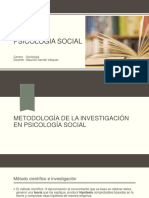 Clase 2. - Metodología de La Investigación en Psicología Social