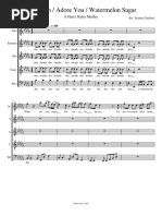 Harry Styles Medley SATB