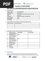 Fuel Oil Consumption Data Collection Plan Sample