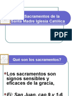 Los Sacramentos de La Santa Madre Iglesia