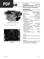 Cat C32 ACERT Spec Sheet - Pleasure Craft