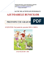 Proiect Ajutoarele Bunicilor